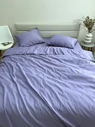 Комплект постільної білизни Ecotton Євро 210х220 см однотонний фіолетовий Nid Purple (25193) - мініатюра 4