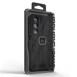 Чехол для Realme C75 4G/C75x 4G, Proover, черный, с подставкой и магнитом, противоударный, ударопрочный, бронированный, панель-накладка, защита всего корпуса, термополиуретан (TPU) + поликарбонат (PC), ArmorStandart (ARM85761) - мініатюра 3
