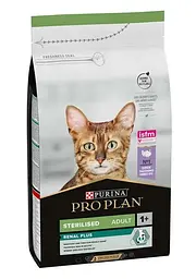Сухий корм для стерилізованих котів Purina Pro Plan Sterilised Adult 1+ 1,5кг - індик
