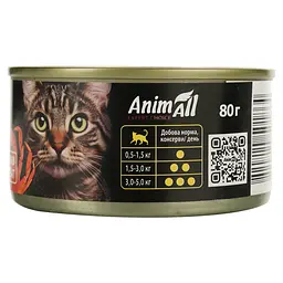 Вологий корм для котів AnimAll Duo Delice паштет з курки зі шматочками краба 80 г - мініатюра 3