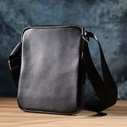 Зручна вертикальна сумка для чоловіків із натуральної шкіри Vintage 17х21х3,5 см sum0027472 - мініатюра 9