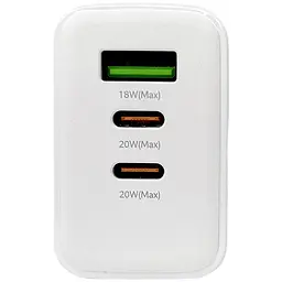 Швидка зарядка для телефону REMAX RP-U123 40Вт PD 1xType-A 2xType-C EC Білий - мініатюра 5