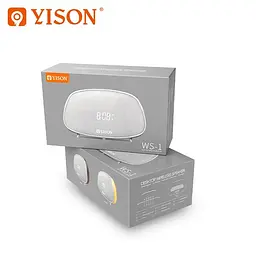 Портативна акустика Yison TWS LED Clock WS-1 AUX/FM/BT5.0 2x5W - мініатюра 2