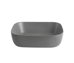 Умивальник накладний Mixxus Premium Diverse-0116 grey 455x330x135 мм MP6651, Графит - мініатюра 4