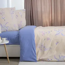 Комплект постільної білизни ТЕП Soft Dreams Квітуча Магія сімейний 70x70 помаранчевий - мініатюра 5