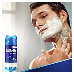 Гель для гоління Gillette Series Sensitive Cool 200 мл - мініатюра 7