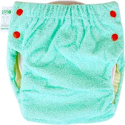 Підгузок трикотажний Еко Пупс Easy Size Classic 3 (5-9 кг), з вкладишем Abso Maxi, зелений, 1 шт. - мініатюра 2