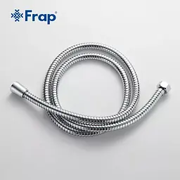 Шланг душовий, нержавіюча сталь, 1500 мм хром Frap F43, Хром - мініатюра 2
