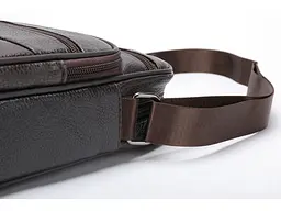 Чоловіча шкіряна сумка Vintage 22,5х18,5х5 см sum0012796 - мініатюра 10