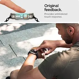Захисне скло Spigen Tempered Glass Screen Protector GlasTR EZ FIT Transparency (2 Pack) для Apple Watch Ultra/Ultra 2 49mm (AGL05556) - мініатюра 4