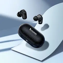 Бездротові навушники Hoco Duke V EQ19 Plus, true wireless, ANC, ENC, noise reduction, BT headset, BT5.4, 40mAh, 400mAh, 7h, black - мініатюра 4