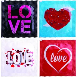 Презервативи Kite із серцями Pasante Love