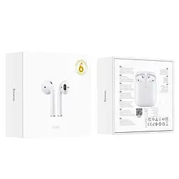 Бездротові блютуз навушники HOCO EW41 Bluetooth TWS Білий - мініатюра 2