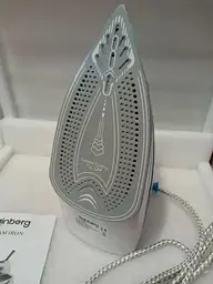 Прасувальна парова праска Rainberg RB-6307 з керамічним покриттям підошви 3200Вт Блакитний з білим - мініатюра 2