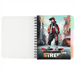 Зошит для записів Yes Street guy А5 144 аркуші пластикова обкладинка 3 шт. (681960)