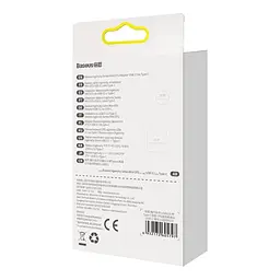 Адаптер Baseus Ingenuity Series Mini OTG Adaptor USB 3.1 to Type-C ZJJQ000101 Black - мініатюра 4