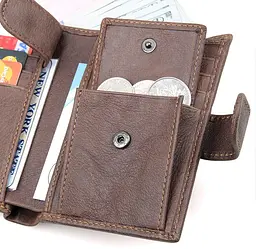 Чоловічий шкіряний гаманець Vintage 10х13 см acs0014991 - мініатюра 9
