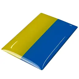 Наліпка Силіконова Об'ємна Прапор України 45 x 30 мм 1 шт