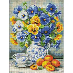 Алмазна мозаїка "Братчики та абрикоси" art_selena_ua Ideyka AMO20463, 30х40 см