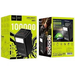 Батарея Hoco DB03 22.5W 100000mAh Black - мініатюра 4