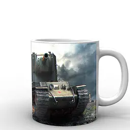 Кухоль GeekLand World of Tanks постер WT.02.004 330 мл білий - мініатюра 2