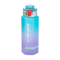 Пляшка для води Keep Going 650 мл з ремінцем, бірюзовий Yiwu HP-14-47TU