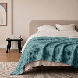Плед покривало Cosas Olympic Greek Waffle 230х240 см вафельне (Blanket_49Olympic_GreekWaffle_230x240) - мініатюра 2