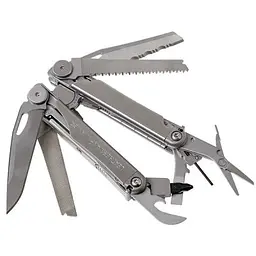 Мультитул Leatherman WAVE PLUS, синтетичний чохол, карт. коробка (832524) - мініатюра 2