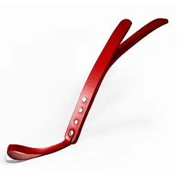 Паддл двошаровий Feral Feelings Leather Mini Paddle Red Feral Feelings SO8263 97800 - мініатюра 1