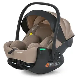 Дитяче автокрісло El Camino i-FLOW i-SIZE R129 зріст 40–87 см регульований підголівник бежеве (ME 1198 Beige)