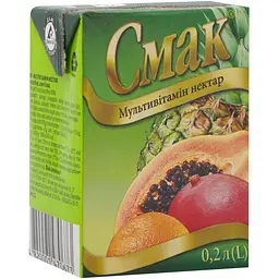 Нектар Смак Мультивітамін 0.2 л - мініатюра 3
