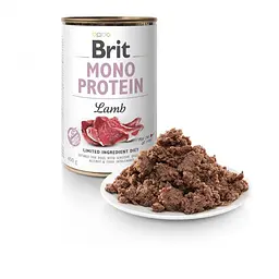 Вологий корм для собак Brit Mono Protein Lamb 0.4 кг (ягня) - мініатюра 3