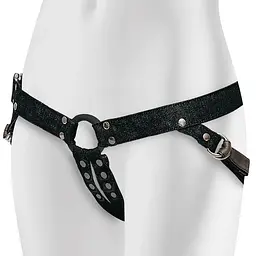 Упряж для страпона Adrien Lastic Lastic Strap-On (розово-чорний)