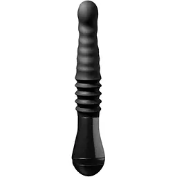Вібратор Blush Novelties Lazarus Thrusting Dildo Black (SO8836) [108465]