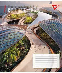 Набір зошитів Yes Futuristic architecture А5 в клітинку 48 аркушів 10 шт. (767108) - мініатюра 6