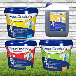 Комплект хімії для басейну AquaDoctor Top Big 4 в 1 5 кг