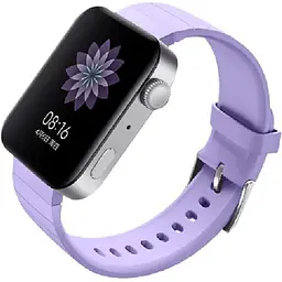 Силіконовий ремінець BeCover для Xiaomi Mi Watch / Garmin Vivoactive 3S / 4S / Venu 2С / Canyon CNS-SW71SS / Mobvoi TicWatch C2 / Withings Activite Steel / Huawei Honor S1 Light Purple (704515) - мініатюра 2