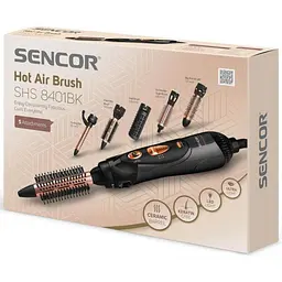 Фен-щітка Sencor SHS 8401BK - мініатюра 6