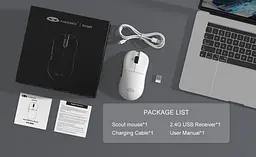 Миша MageGee Scout Wireless (6971969722583) White (G-000004400) - мініатюра 8