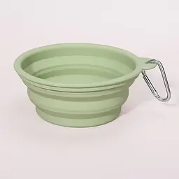 Силіконова складна дорожня миска Derby Collapsible silicone pet bowl, 400 мл М'ятний - мініатюра 2
