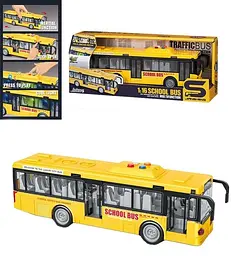 Іграшка Автобус шкільний інерційний DIY TOYS CJ-4007550 Жовтий shop (6900068960947) - мініатюра 1