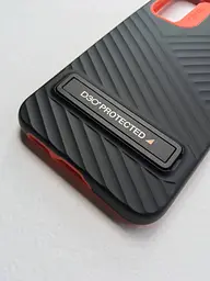 Оригінальний протиударний чохол для Samsung Galaxy S23 Plus (S916) Gear4 Battersea D3O Black Orange з підставкою - мініатюра 7