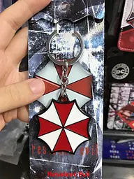 Брелок з логотипом Амбрелла Обитель зла Resident Evil двосторонній RE.30.22 - мініатюра 2