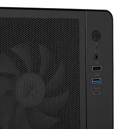 2E Gaming Корпус Credo Plus V510B без БЖ, 1xUSB3.0, 1х USB 2.0, 1xUSB Type-C, 4x120мм ARGB, VGA 310мм, TG Side Panel, ATX, чорний - мініатюра 6