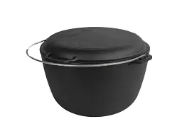 Казан чавунний азійський Brizoll з кришкою-сковородою 10 л (KT10-2) - мініатюра 3