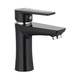 Змішувач для умивальника Plamix Oscar-001 black PM0024, Чорний