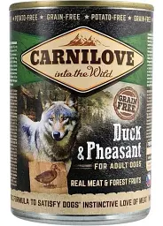 Вологий корм з фазаном та качкою Carnilove Duck Pheasant консерва для собак 400 г