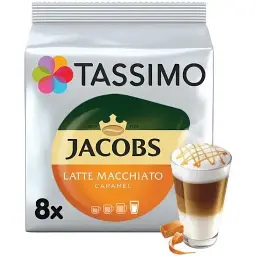 Набір кави в капсулах Jacobs Tassimo Latte Caramel 40 капсул (5 п. х 8 шт.) - мініатюра 2