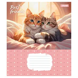 Набір зошитів 1 вересня Pets Frinds А5, 18 аркушів 25 шт. (768070) - мініатюра 2