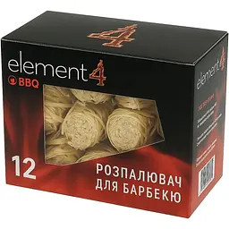 Розпалювач вогню Element4 з деревної вовни 12 шт (4820187480046)
